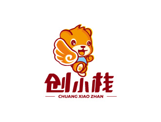 創(chuàng)小棧保健品動物卡通熊logo設(shè)計(jì)logo設(shè)計(jì)