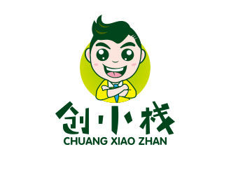 向正軍的創(chuàng)小棧保健品動物卡通熊logo設(shè)計logo設(shè)計