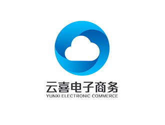 吳曉偉的杭州云喜電子商務(wù)有限公司logo設(shè)計(jì)