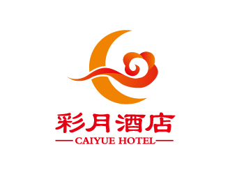 楊勇的彩月酒店祥云logologo設計