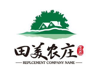 鐘炬的休閑農(nóng)家樂山水logo設(shè)計(jì)logo設(shè)計(jì)