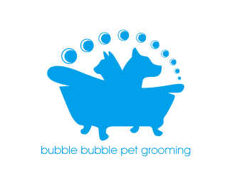 宋從堯的bubble bubble pet groominglogo設計