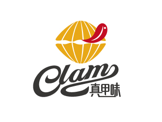 張俊的真甲味可愛(ài)食品LOGOlogo設(shè)計(jì)