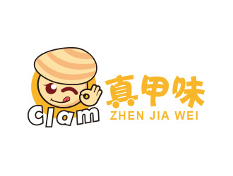 黃安悅的真甲味可愛(ài)食品LOGOlogo設(shè)計(jì)