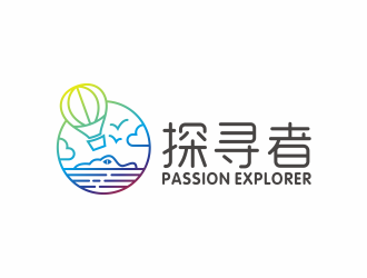 何嘉健的探尋者非洲戶(hù)外旅游LOGOlogo設(shè)計(jì)