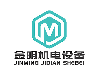 彭波的周口金明機電設(shè)備logo設(shè)計