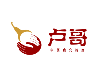 姜彥海的盧哥中醫(yī)點穴按摩logo設計