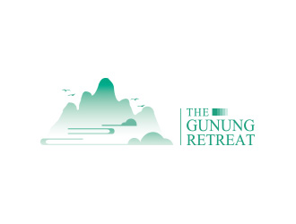 黃安悅的The Gunung Retreat 民宿logologo設(shè)計