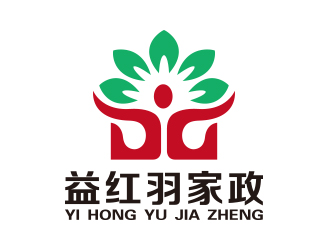 向正軍的成都益紅羽家政logo設(shè)計(jì)