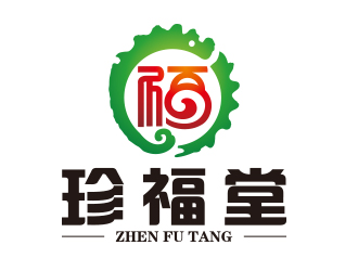 向正軍的珍福堂電視欄目標志logo設計