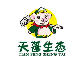 向正軍的天蓬生態(tài)logo設(shè)計