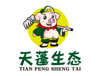 向正軍的天蓬生態(tài)logo設(shè)計