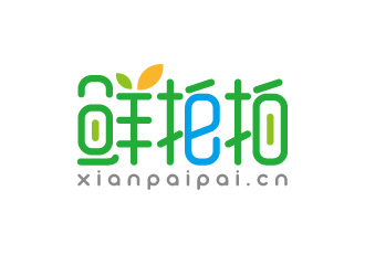 周金進的鮮拍拍生鮮網購平臺標志logo設計