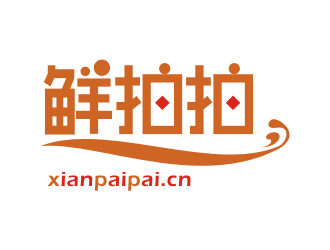 黃俊的鮮拍拍生鮮網購平臺標志logo設計