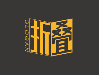 張俊的折疊人物公眾號(hào)字體logologo設(shè)計(jì)