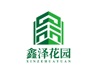 孫金澤的鑫澤花園房地產(chǎn)logologo設(shè)計(jì)