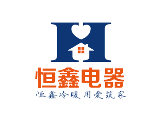 張俊的泰州市恒鑫電器有限公司logo設(shè)計