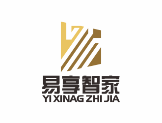 何嘉健的易享智家logo設(shè)計(jì)