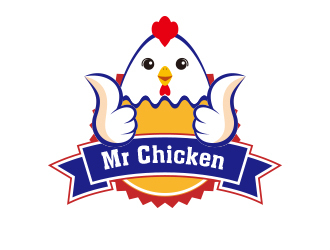 孫金澤的Mr Chicken炸雞商標logo設計