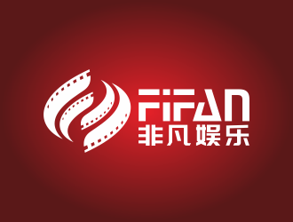 何嘉健的FIFAN/非凡娛樂logo設計