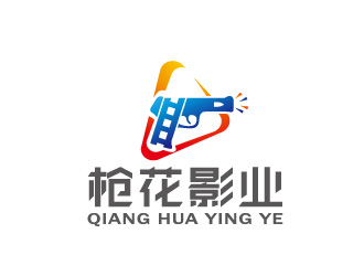 周金進(jìn)的槍花影業(yè)logo設(shè)計(jì)