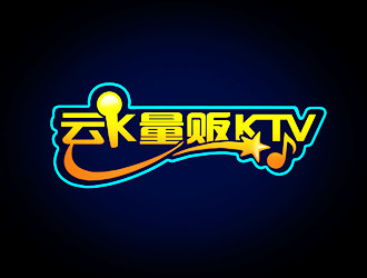 朱兵的云K量販KTVlogo設(shè)計(jì)