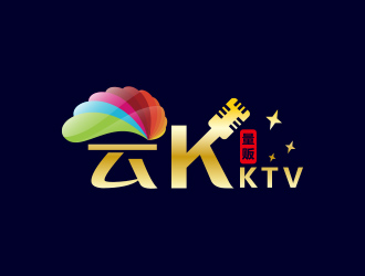 黃安悅的云K量販KTVlogo設計