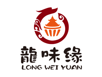 向正軍的龍味緣特色食品商標(biāo)logo設(shè)計(jì)