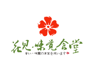 劉歡的花見·味覺食堂logo設(shè)計