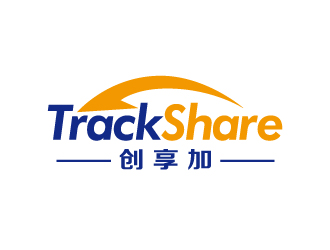 張俊的TrackShare創(chuàng)享加車載定位產(chǎn)品商標(biāo)logo設(shè)計(jì)