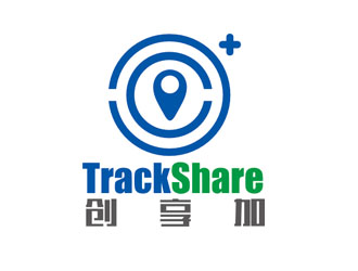 趙鵬的TrackShare創(chuàng)享加車載定位產(chǎn)品商標(biāo)logo設(shè)計(jì)