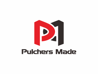 何嘉健的Pulchers Made英文線條日用品品牌logologo設(shè)計