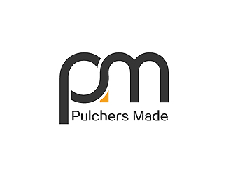 秦曉東的Pulchers Made英文線條日用品品牌logologo設(shè)計(jì)