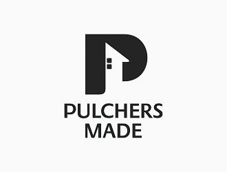 鐘華的Pulchers Made英文線條日用品品牌logologo設(shè)計