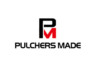 李賀的Pulchers Made英文線條日用品品牌logologo設(shè)計(jì)