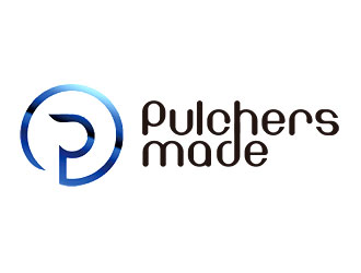 鐘炬的Pulchers Made英文線條日用品品牌logologo設(shè)計(jì)