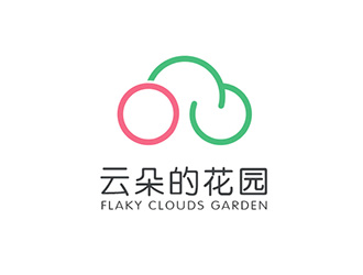 吳曉偉的云朵的花園logo設計