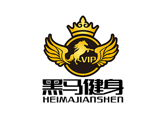 秦曉東的黑馬vip或者黑馬健身logo設(shè)計