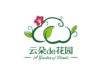 勇炎的云朵的花園logo設計