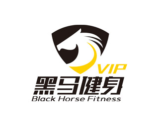 趙鵬的黑馬vip或者黑馬健身logo設計