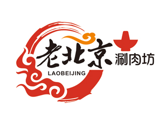 趙鵬的老北京涮肉坊logo設(shè)計