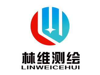 李杰的林維測繪logo設計