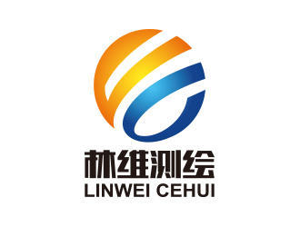 黃安悅的林維測繪logo設計