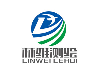 趙鵬的林維測繪logo設計