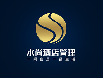 吳曉偉的山東水尚酒店管理有限公司logo設(shè)計