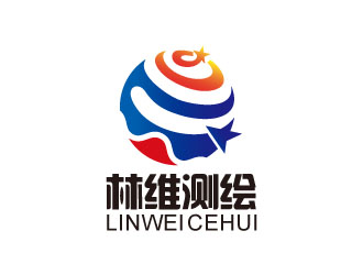 張祥琴的林維測繪logo設計