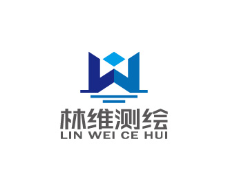 周金進的林維測繪logo設計