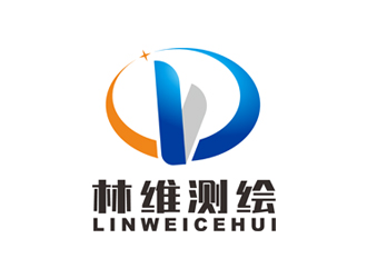 王仁寧的林維測繪logo設計