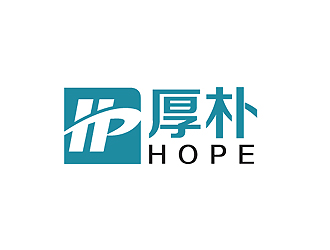 秦曉東的厚樸金融團隊印章單色標識logologo設計