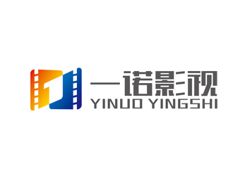 趙鵬的一諾影視公司正負極logologo設計